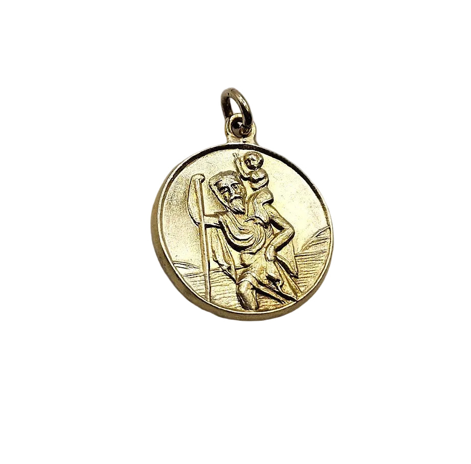 St Christopher Pendant - 9ct Gold