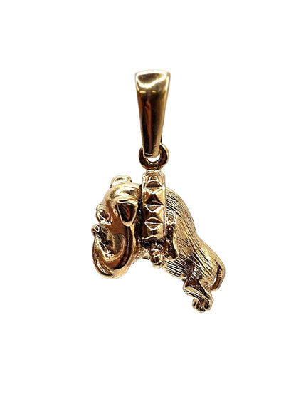 Bulldog Pendant - 9ct Gold