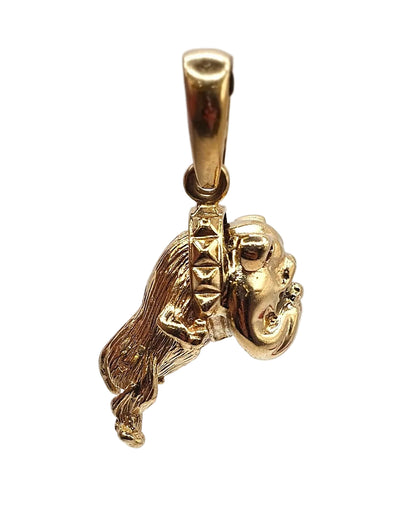 Bulldog Pendant - 9ct Gold