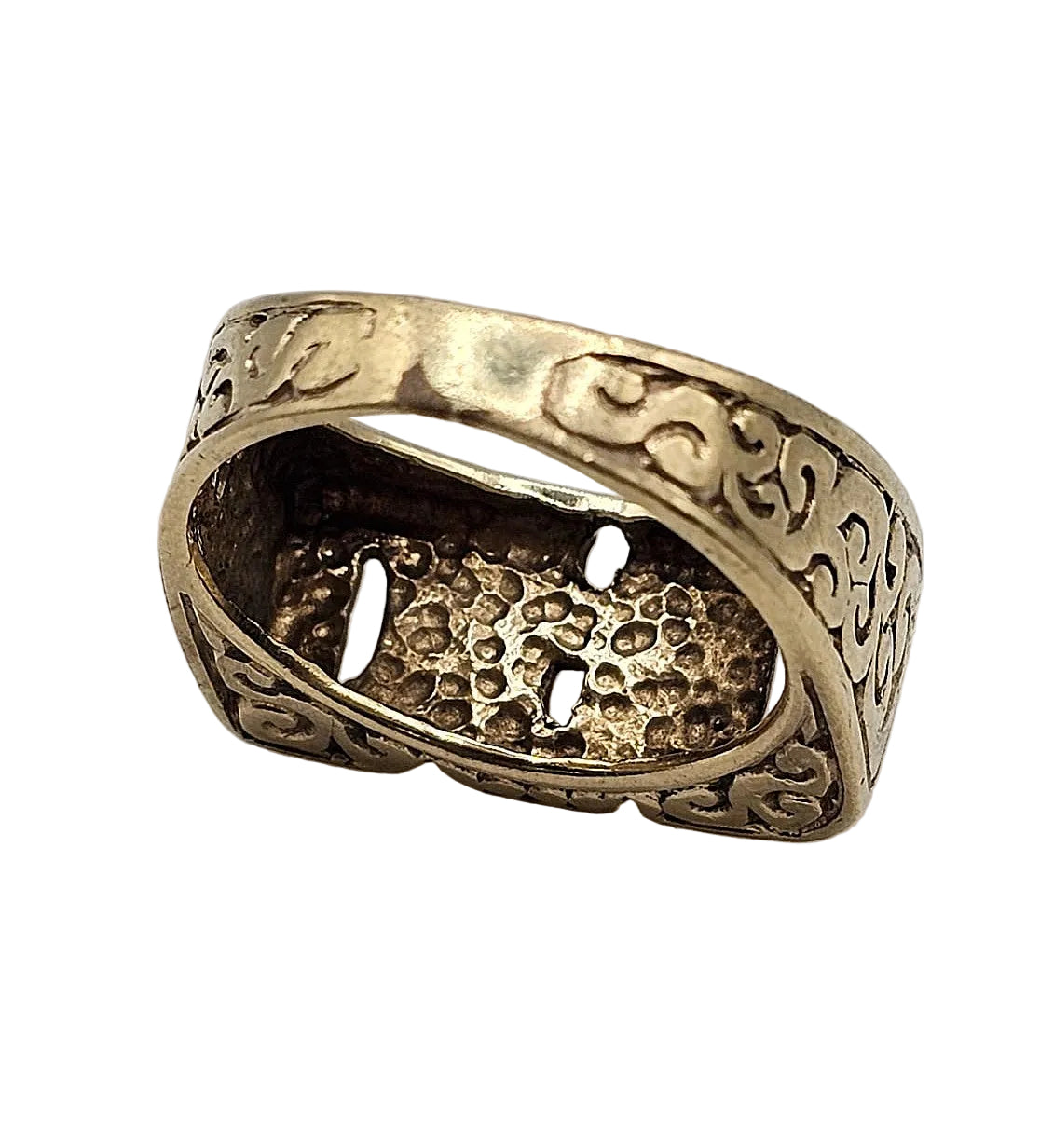 Dad Ring - 9ct Gold - Size R