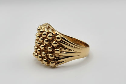 Keeper Ring - 9ct Gold - Size P 1/2