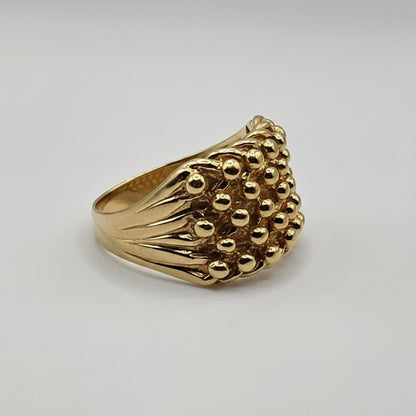 Keeper Ring - 9ct Gold - Size P 1/2