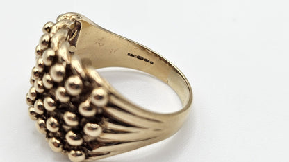 Keeper Ring - 9ct Gold - Size P 1/2