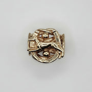 Greyhound Ring - 9ct Gold - Size W1/2